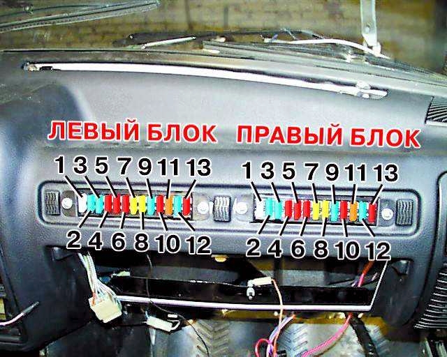 фото схема блока предохранителей газ 3110